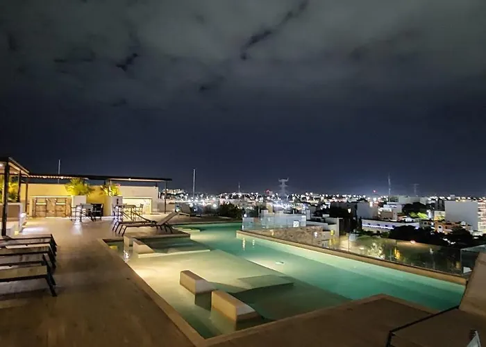 Apartment Aura Rooftop Playa Pool Playa del Carmen